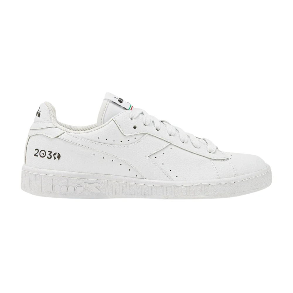 Diadora Women's White Sneakers, 3 Uk, Trainers Game L Low