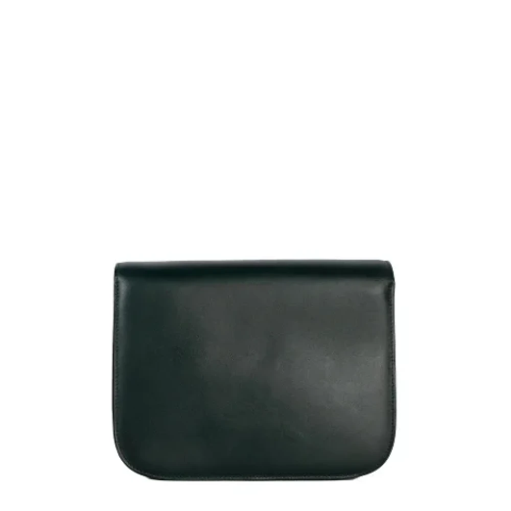 Celine Vintage Pre-owned Leather celine-bags Green Dames