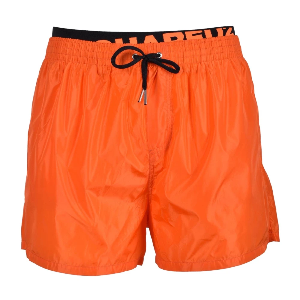 Dsquared2 Strandkleding Kostuum in Polyamide Orange Heren