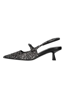 Didi 45 Glitter Slingback Pump