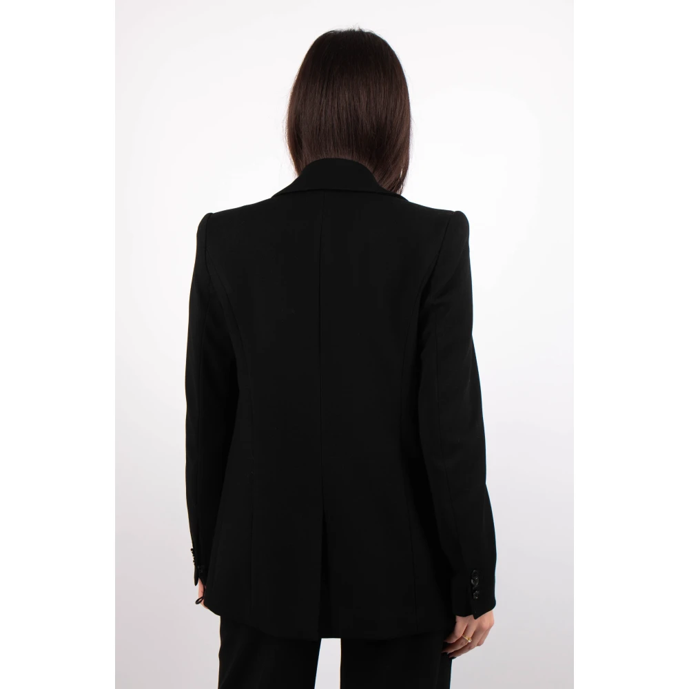 drykorn Zwarte Blazer Atlin_2 Black Dames