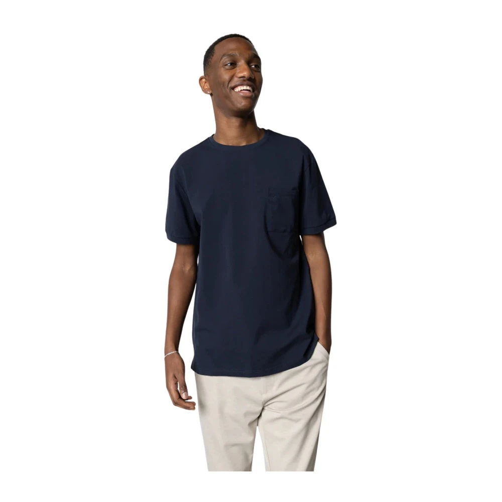 Clean Cut T-Shirt- CC Clean Formal Stretch S S Blue Heren