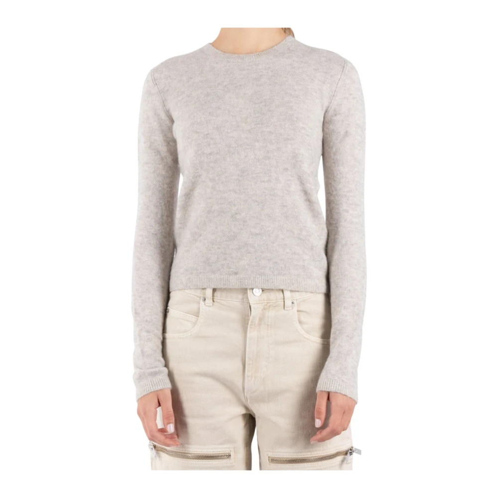 Isabel Marant Étoile Beige Gebreide Trui Pullover Obira Beige Dames