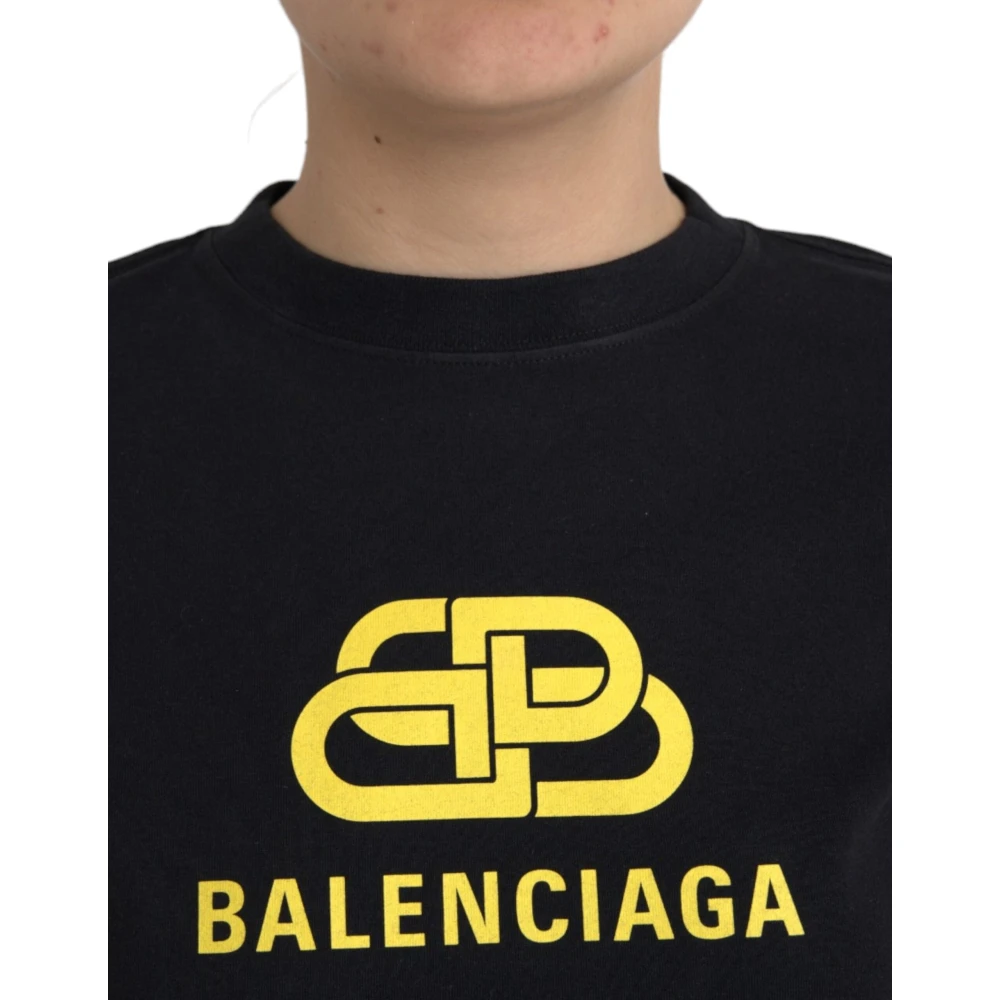 Balenciaga T-shirt met logoprint Black Dames