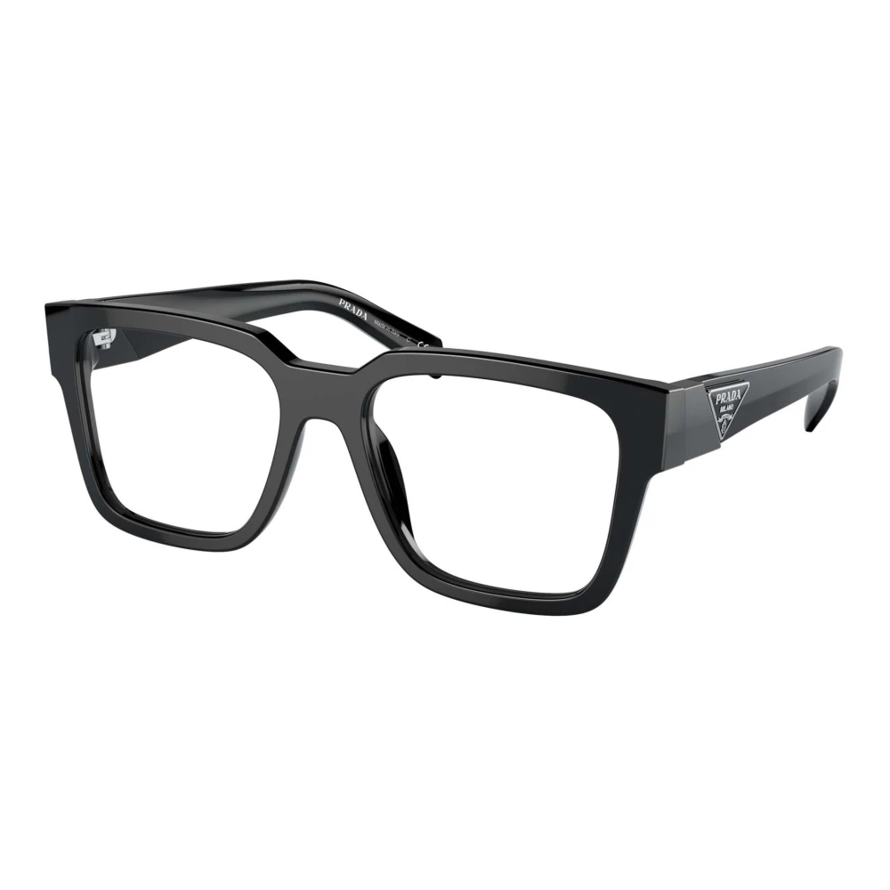 Prada Unisex Black Glasses,, Eyewear Frames Medium