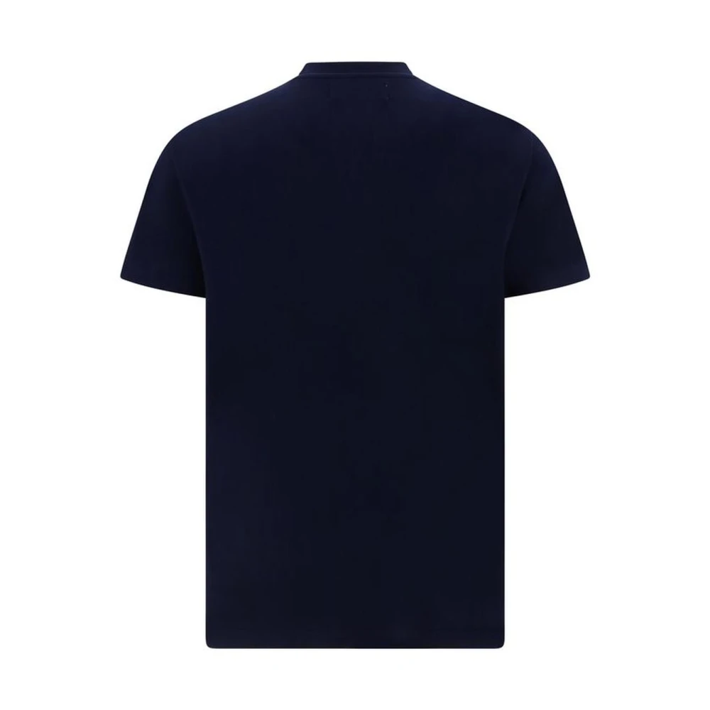Vivienne Westwood Geborduurd Logo Katoenen T-shirt Black Heren