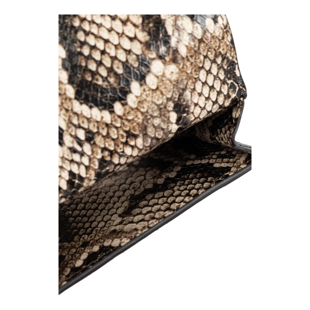 alexander mcqueen Leren portemonnee Black Dames