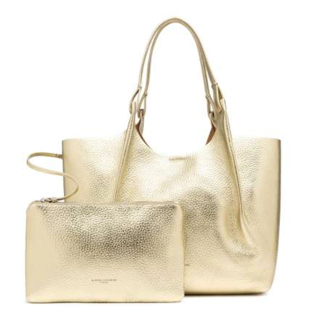Gianni Chiarini Moderne leren tas Yellow Dames