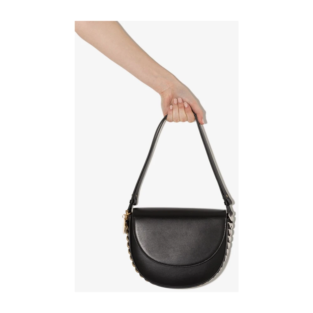 Stella Mccartney Zwarte Frayme Schoudertas Black Dames