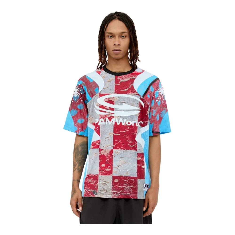 P.a.m. Grafische Print Voetbalshirt Multicolor Heren