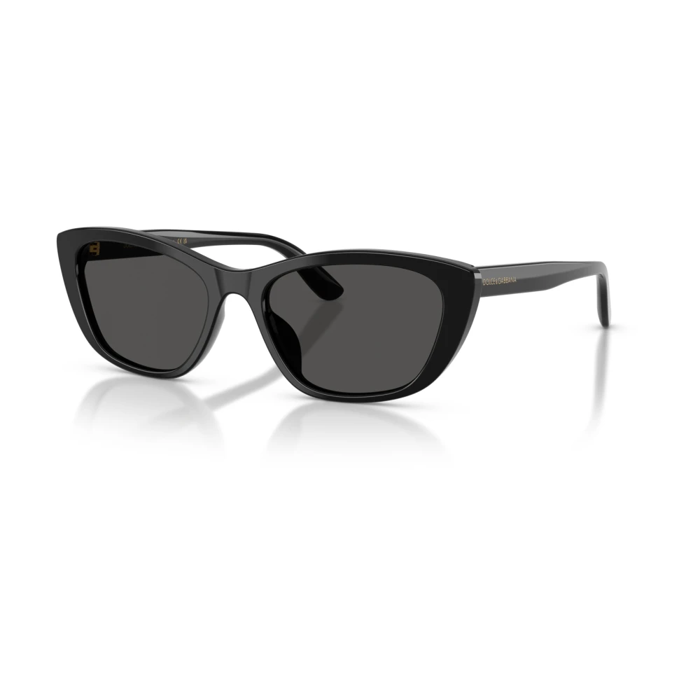 Dolce & Gabbana Grey Woman Dg4571 501/87 Sunglasses Acetate Black Cat Eye Normal - Image 2