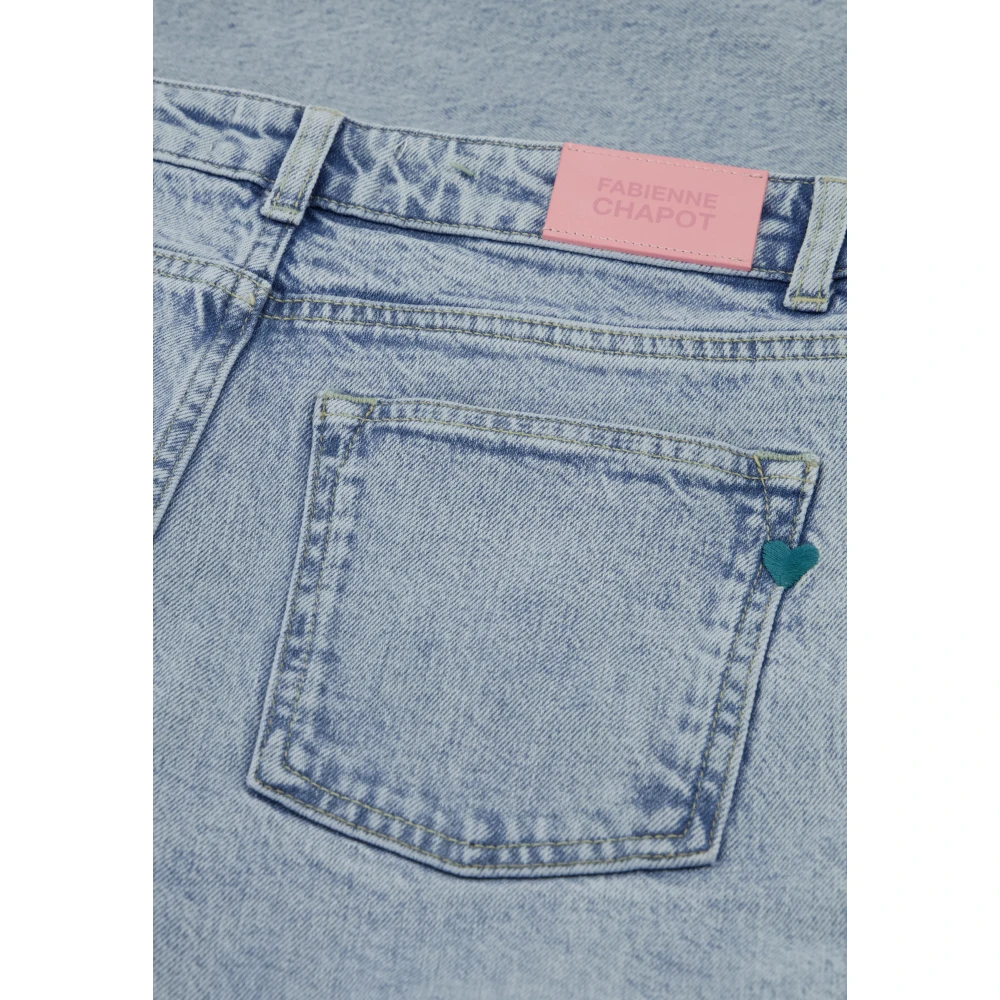 Fabienne Chapot Lichtblauwe Flare Jeans Blue Dames