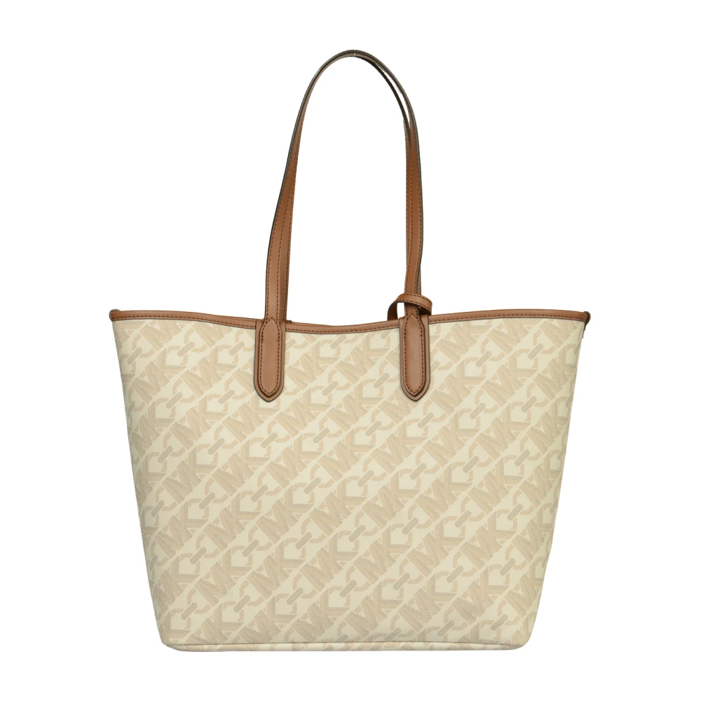 Michael Kors Elegante Open Tote Tas Beige Dames