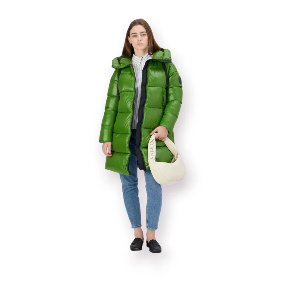 Save The Duck Lichtgewicht Parka Jas Green Dames