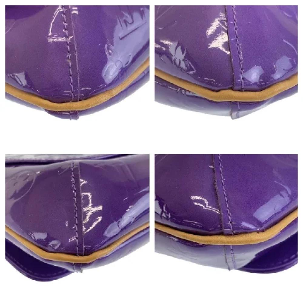 Louis Vuitton Vintage Pre-owned Leather crossbody-bags Purple Dames
