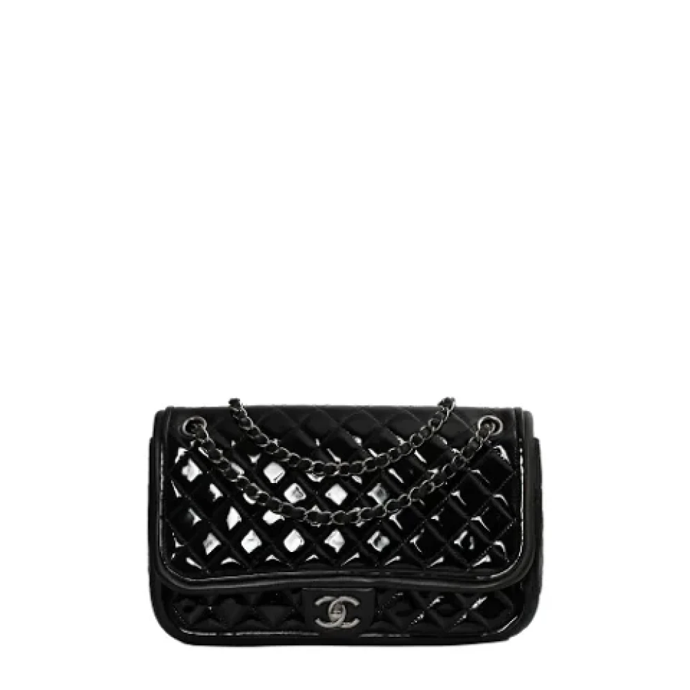 Chanel Vintage Pre-owned Leather chanel-bags Black Dames