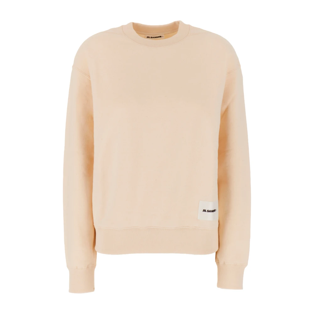 Jil Sander Stijlvolle Sweatshirts voor een Moderne Look Beige Dames