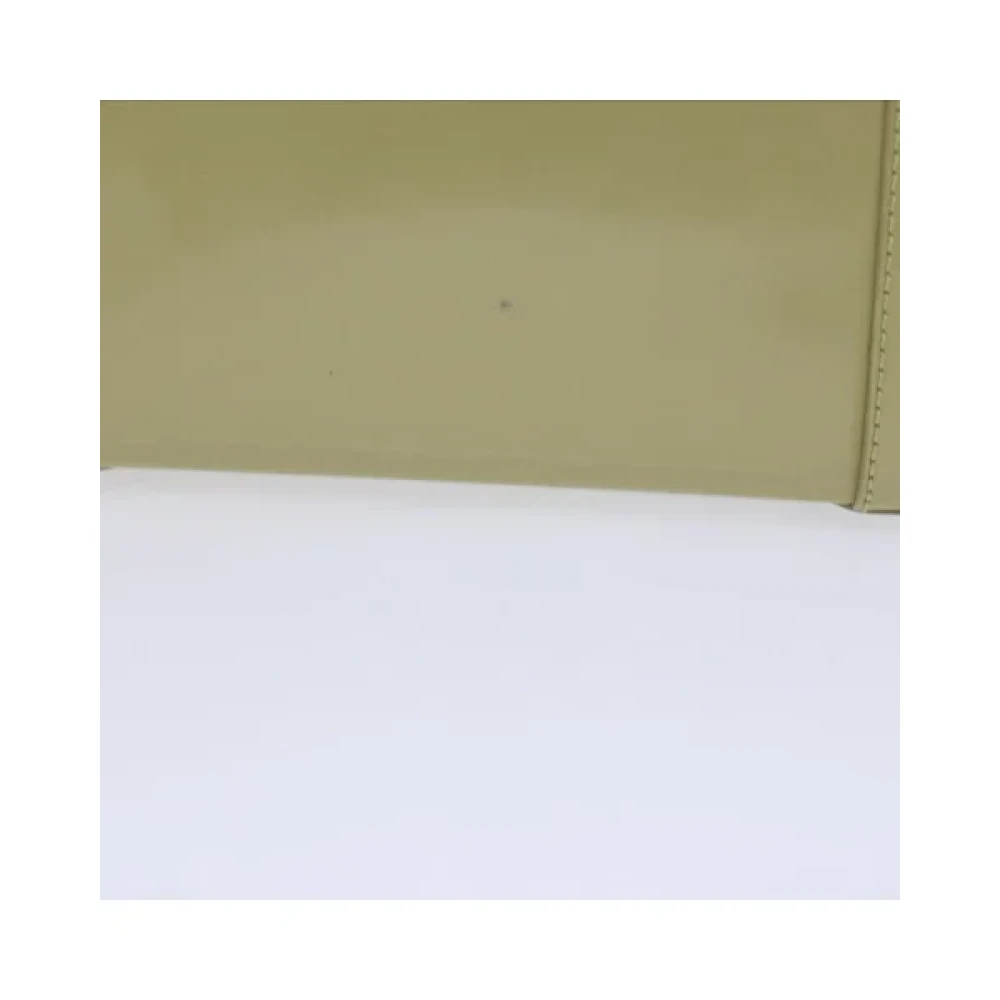 Dior Vintage Pre-owned Leather dior-bags Beige Dames