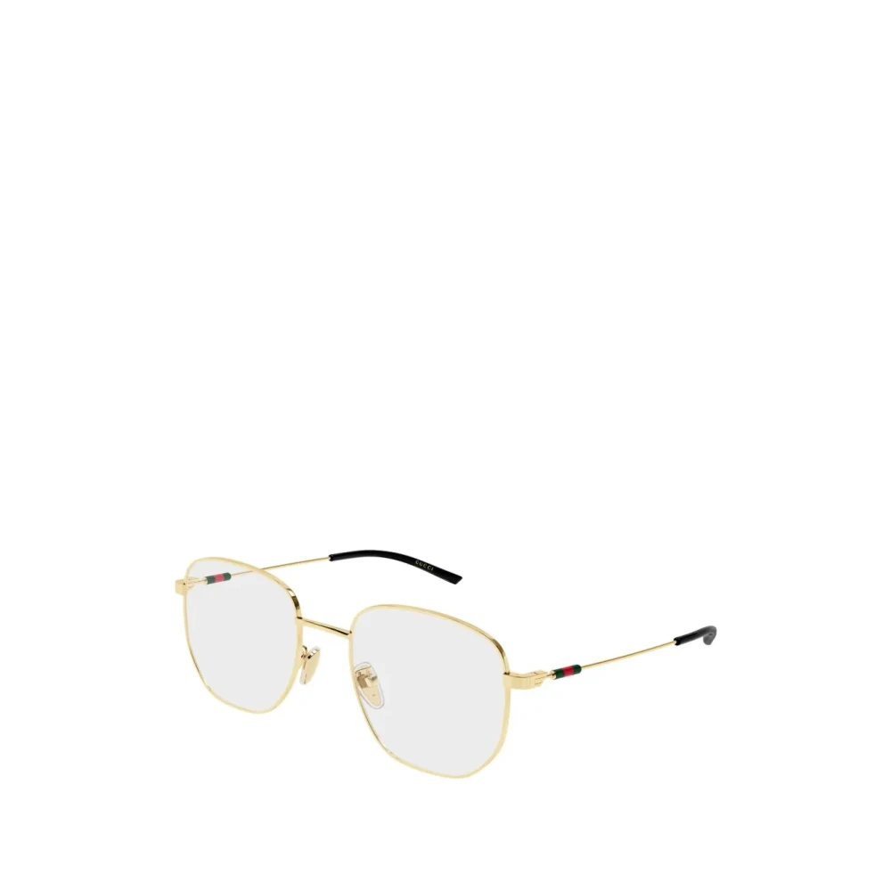 Gucci Unisex Yellow Glasses, 53 Mm, Square Eyeglasses