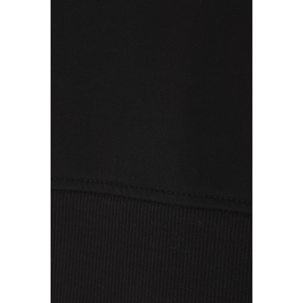Max Mara Zwarte hoodie met logo jacquard Black Dames