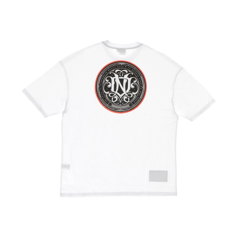 Dolly Noire Monogram Lente Tee Wit T-Shirt White Heren