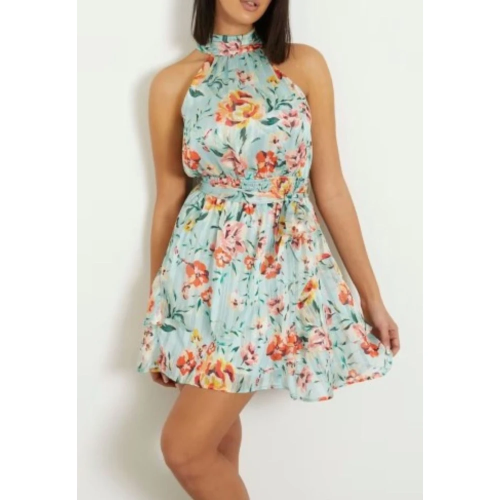 Guess Flare Mini Jurk Multicolor Dames