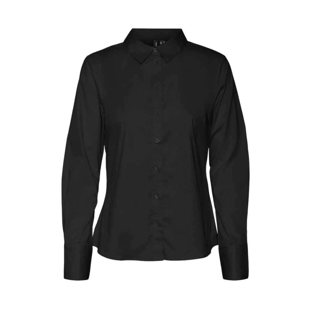 Vero Moda Aansluitende Shirt Zwart Freewear Black Dames