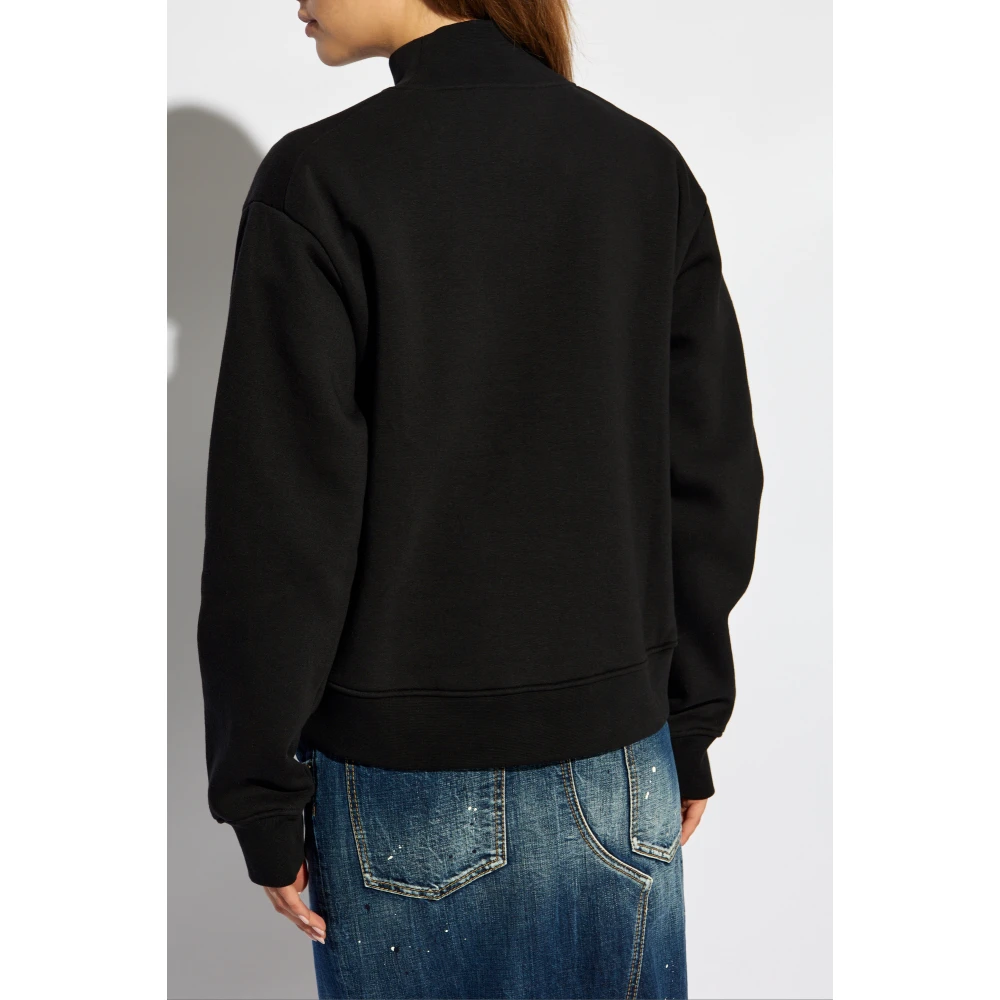 Dsquared2 Turtleneck Sweatshirt Black Dames