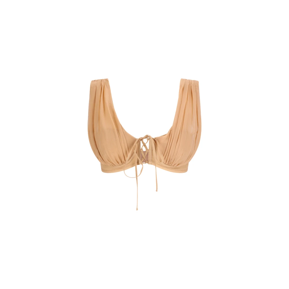 Giuseppe Di Morabito Beige Reggiseno/Bra - Female - Sleeveless Tops - M - Tops