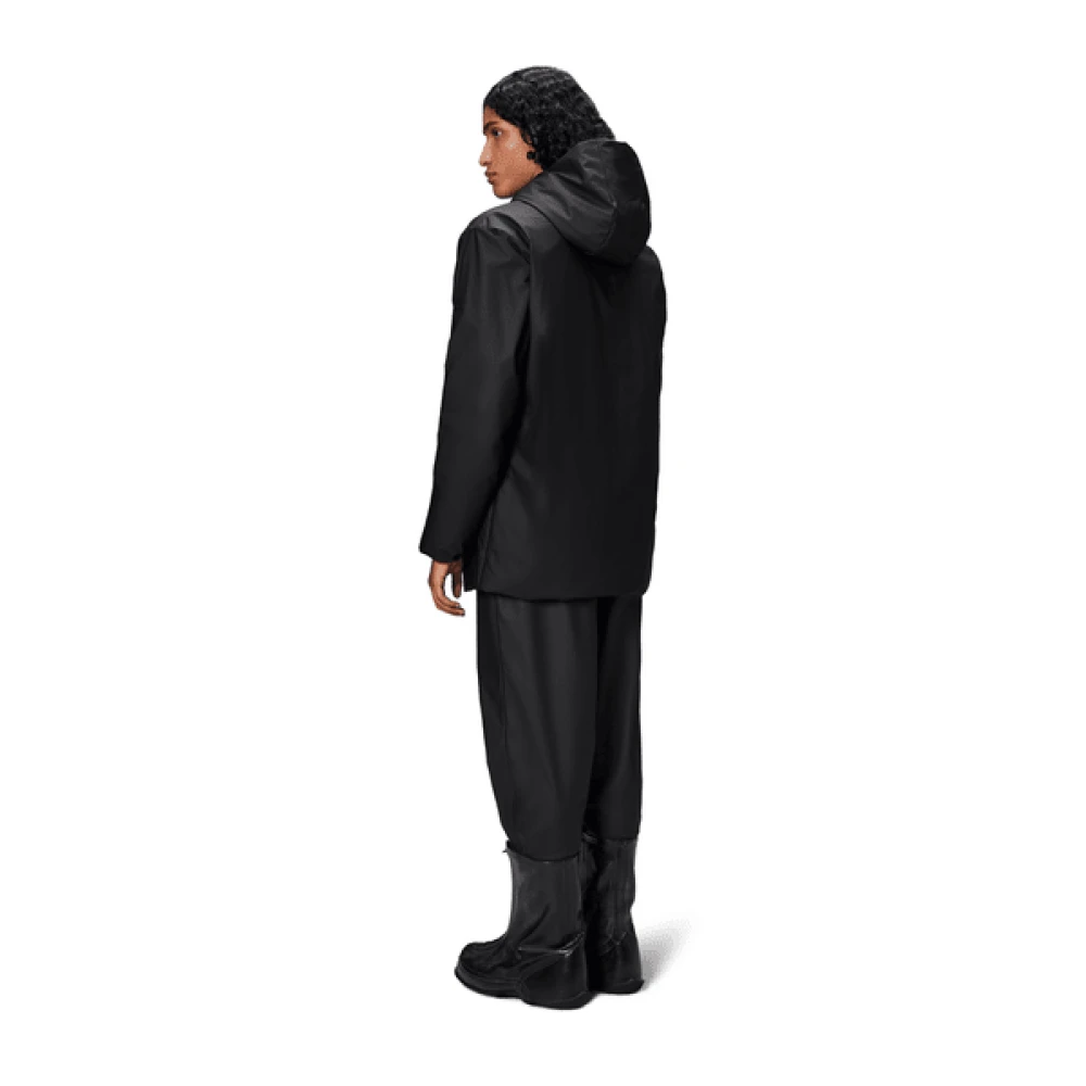 Rains Stijlvolle Jas Black Unisex