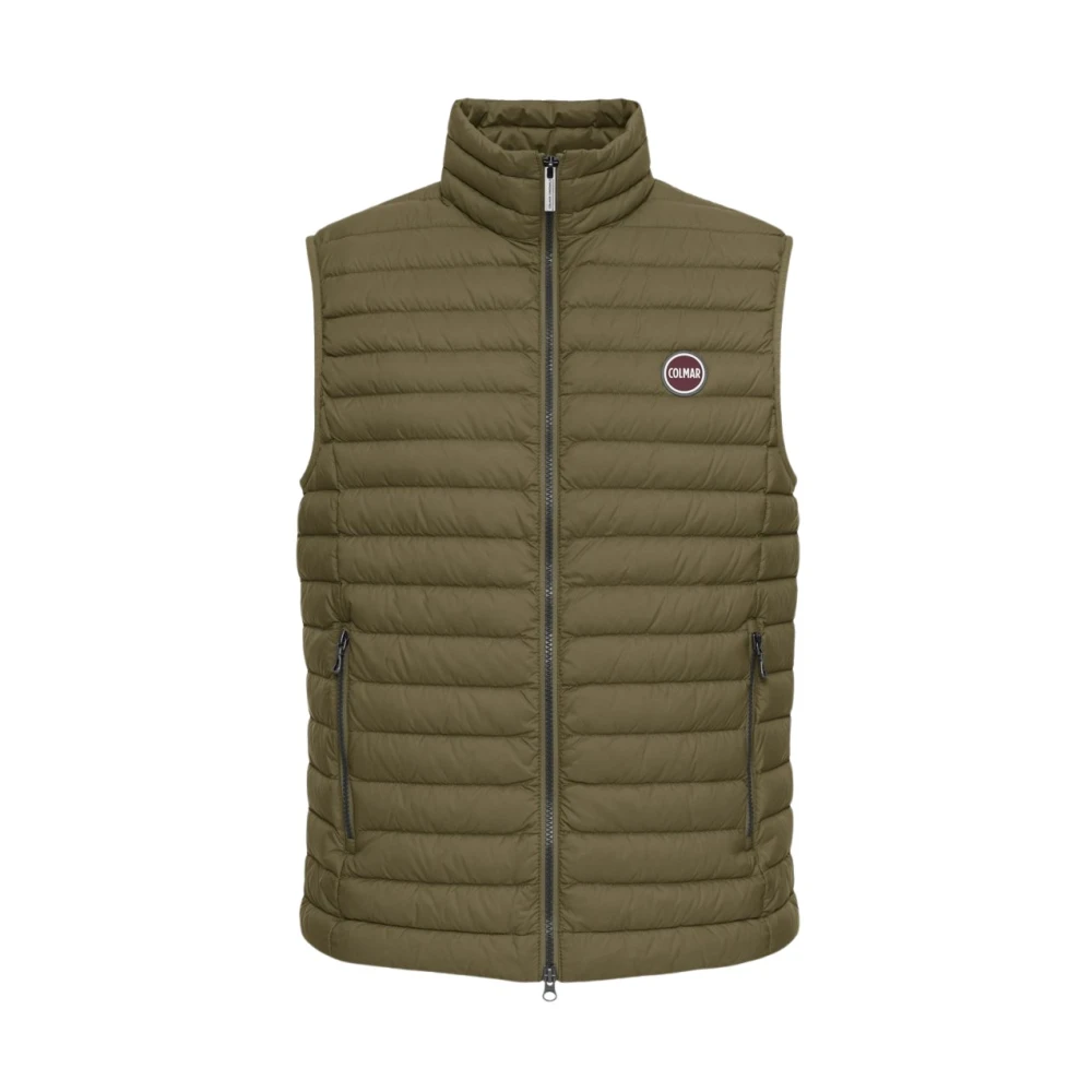 Colmar Green Waistcoats, Male, 2XL, Gilet Trapuntato In Piumino