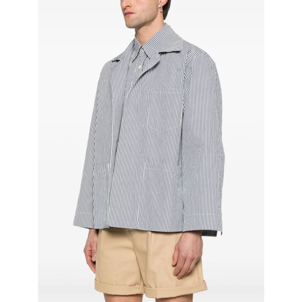 Maison Margiela Blauwe Stijlvolle Jassen Blue Heren