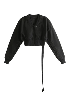 Cropped Flight Jacket