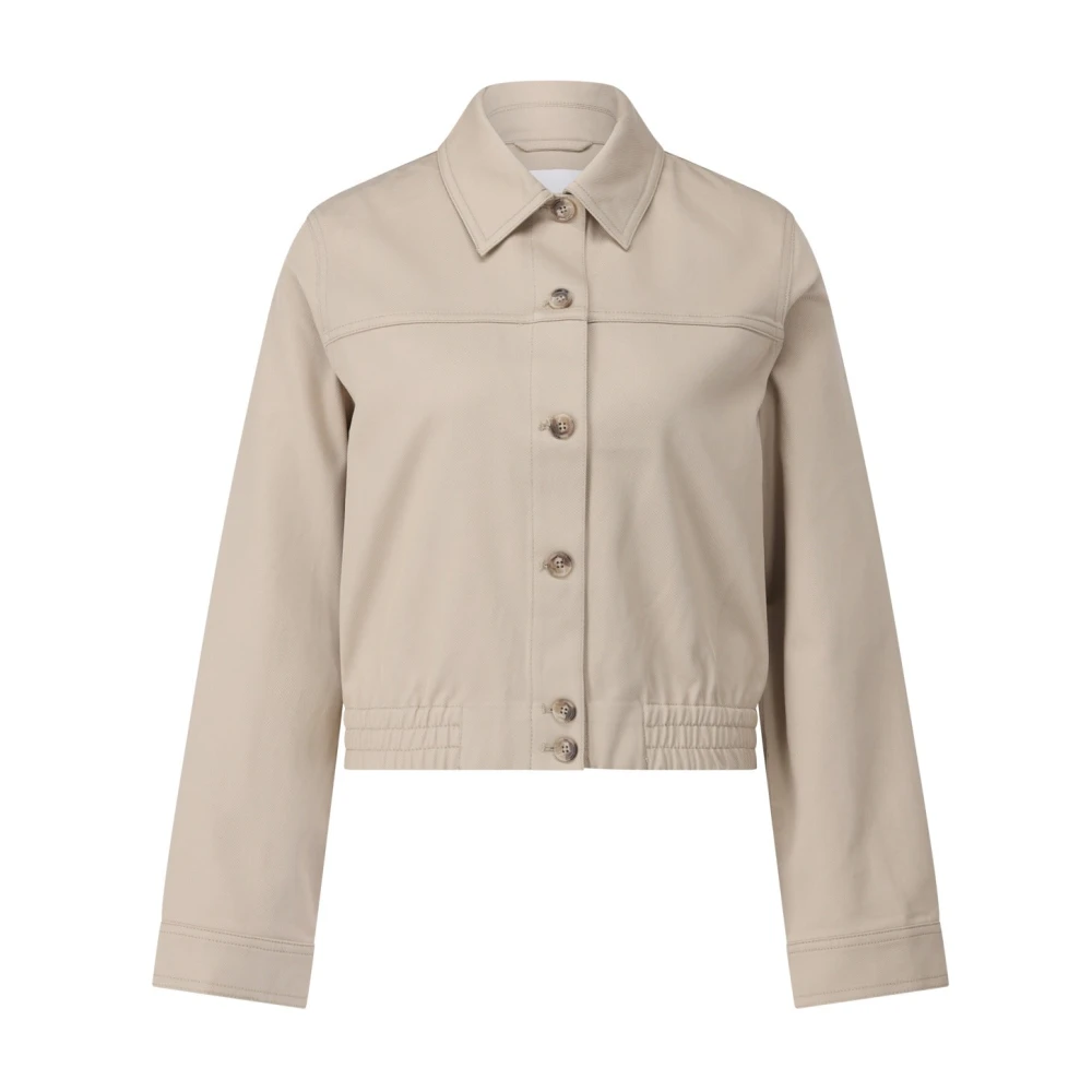 Samsøe Klassiek Overshirt Beige Dames