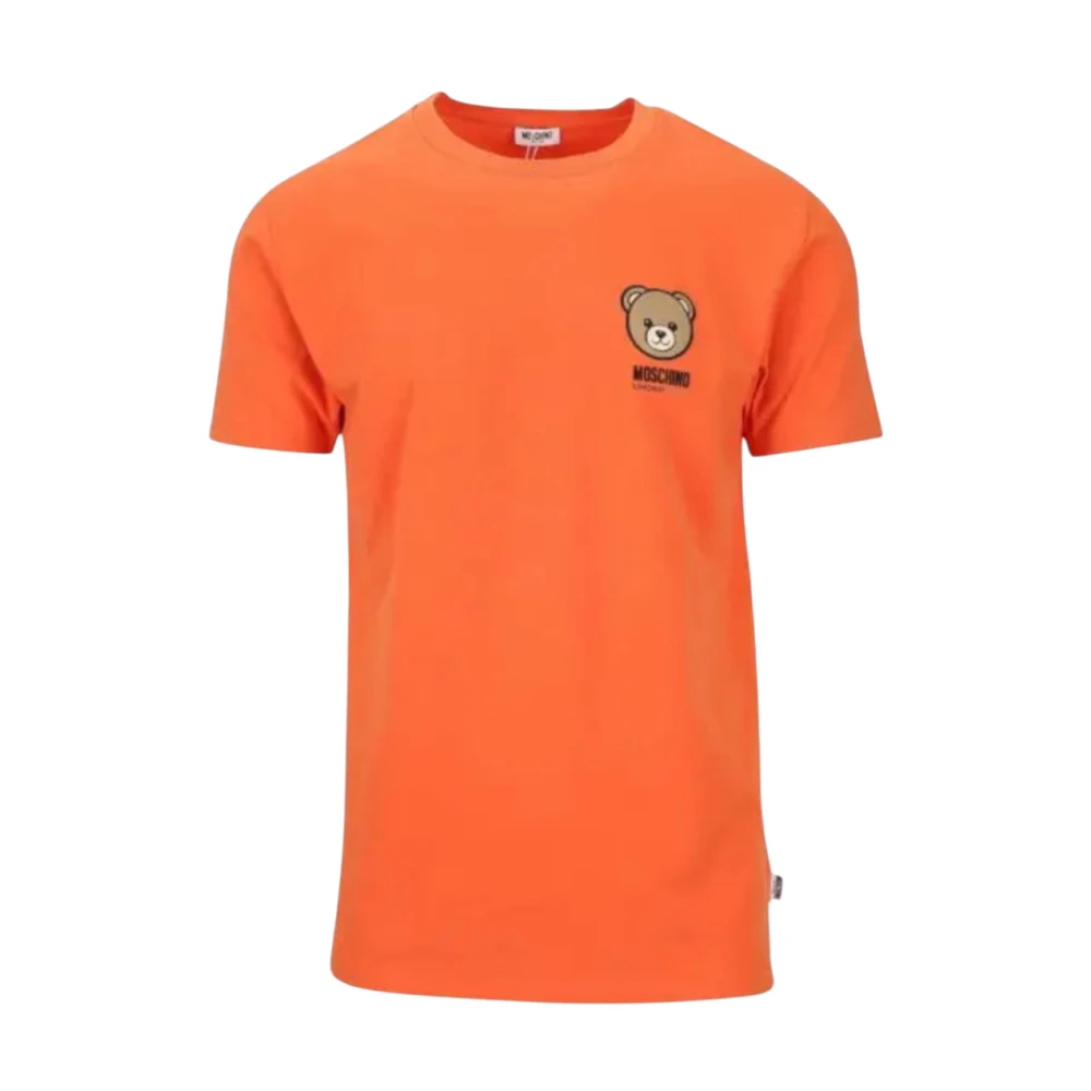 Moschino Men's Orange T-Shirts, Xs, Teddy Bear T-Shirt
