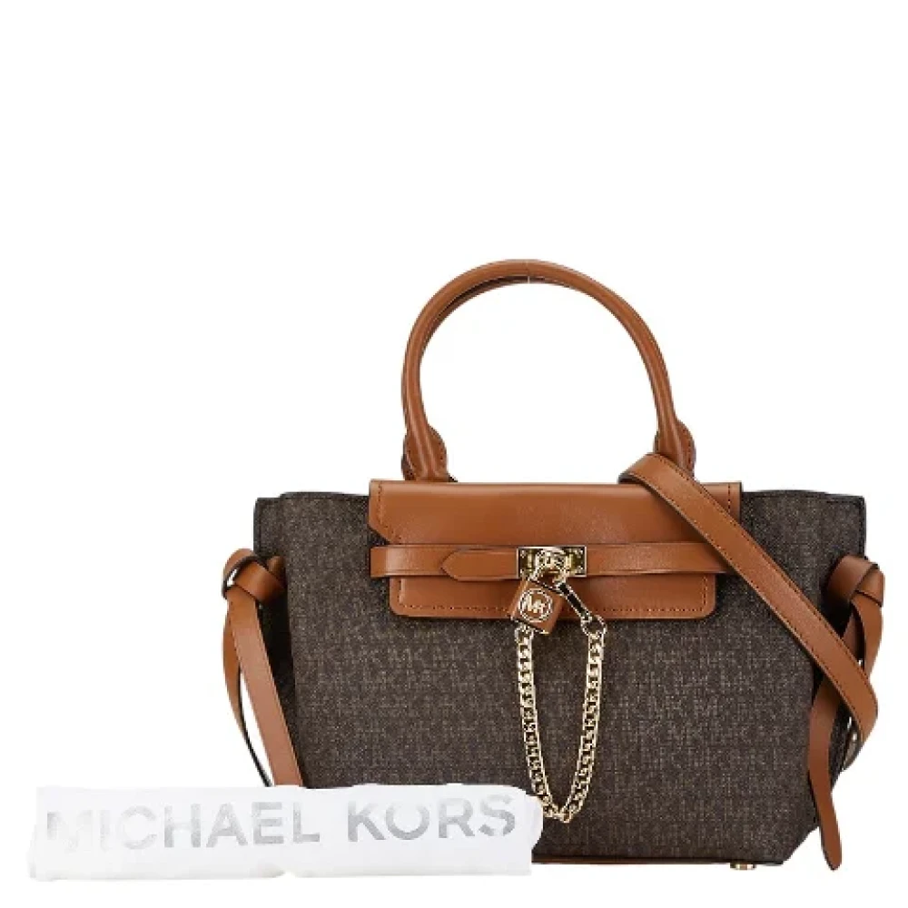 Michael Kors Pre-owned Canvas handbags Brown Dames