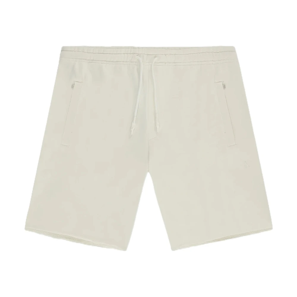 Kultivate Donkerblauwe Sweat Shorts Regular Fit White Heren