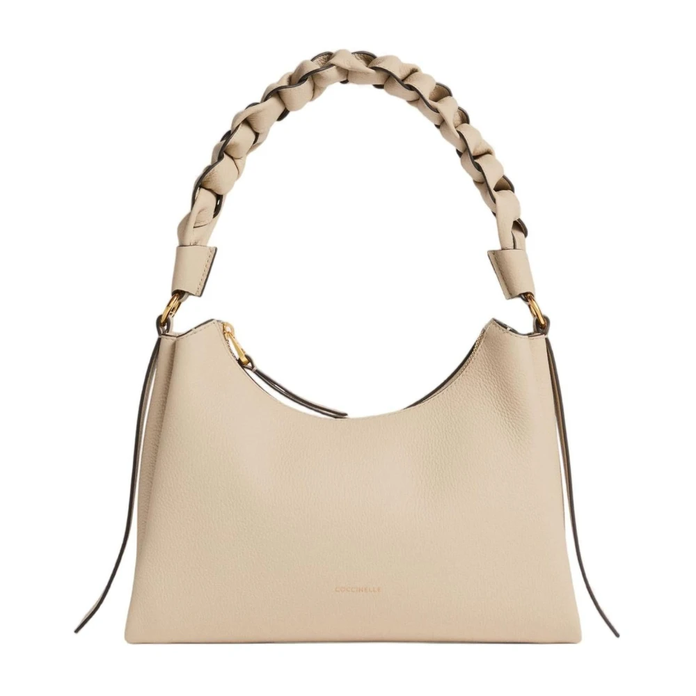 Coccinelle Women's Beige Shoulder Bags, One Size, Boheme Grana Double Shoulder Bag