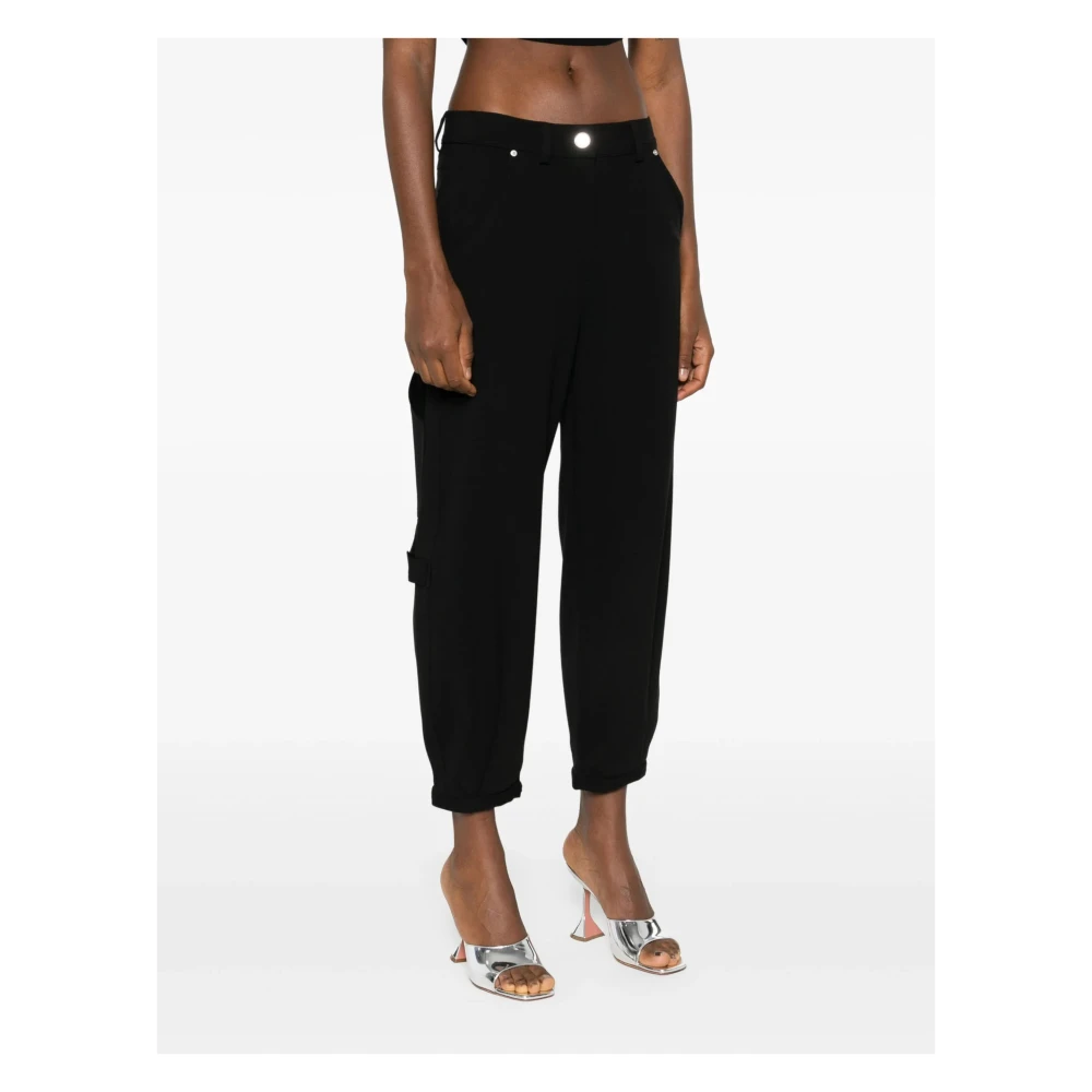 pinko Elegante Zwarte Limousine Broek Black Dames