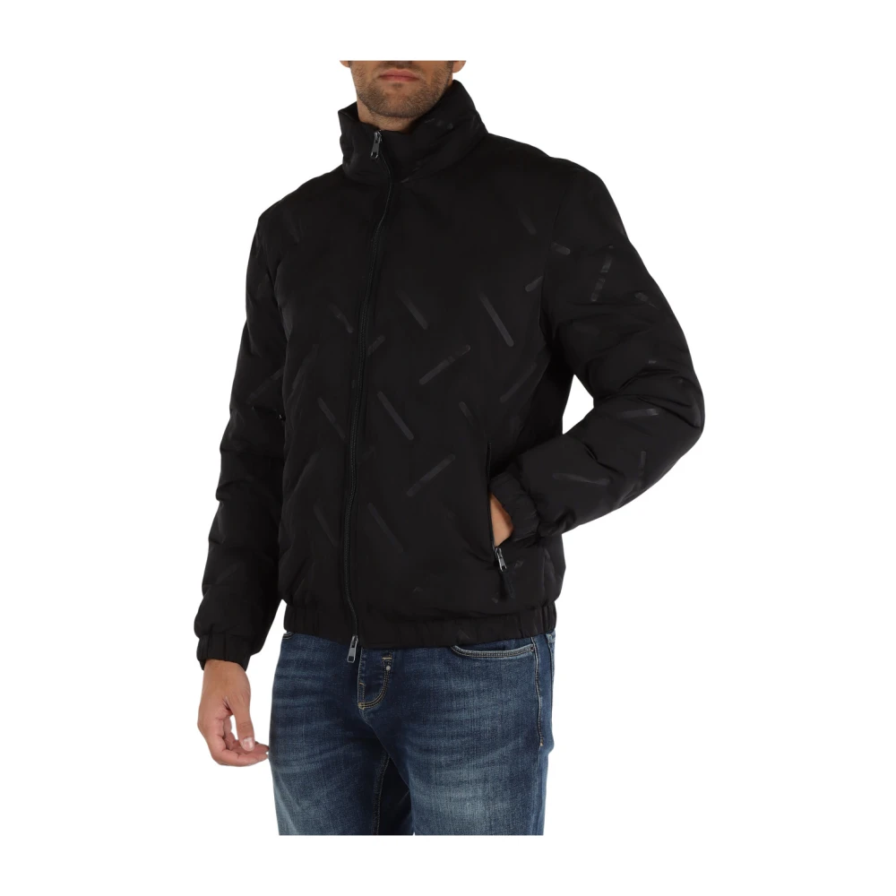 Antony Morato Gewatteerde jas met ritssluiting Black Heren