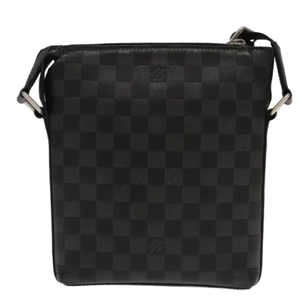 Louis Vuitton Vintage Pre-owned Leather shoulder-bags Black Dames