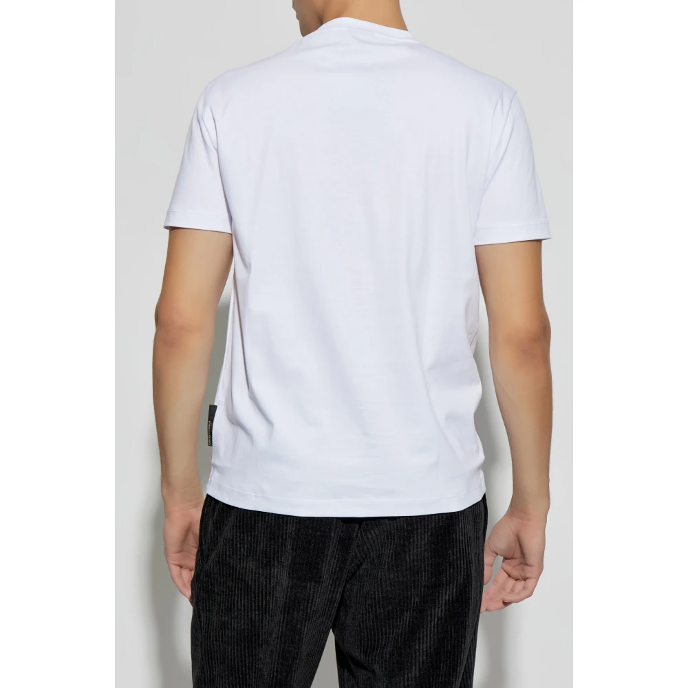 Emporio Armani EA7 Katoenen T-shirt White Heren