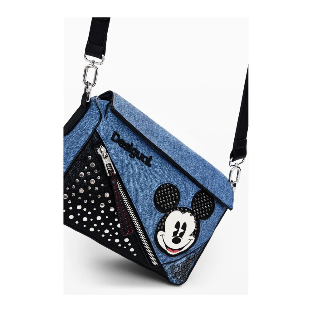 Desigual Blauwe Moderne Polyurethaan Handtas Vrouwen Blue Dames