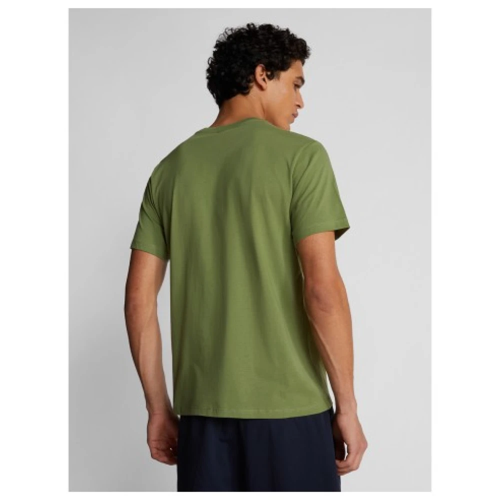 North Sails Organisch T-shirt met ronde hals en korte mouwen Green Heren