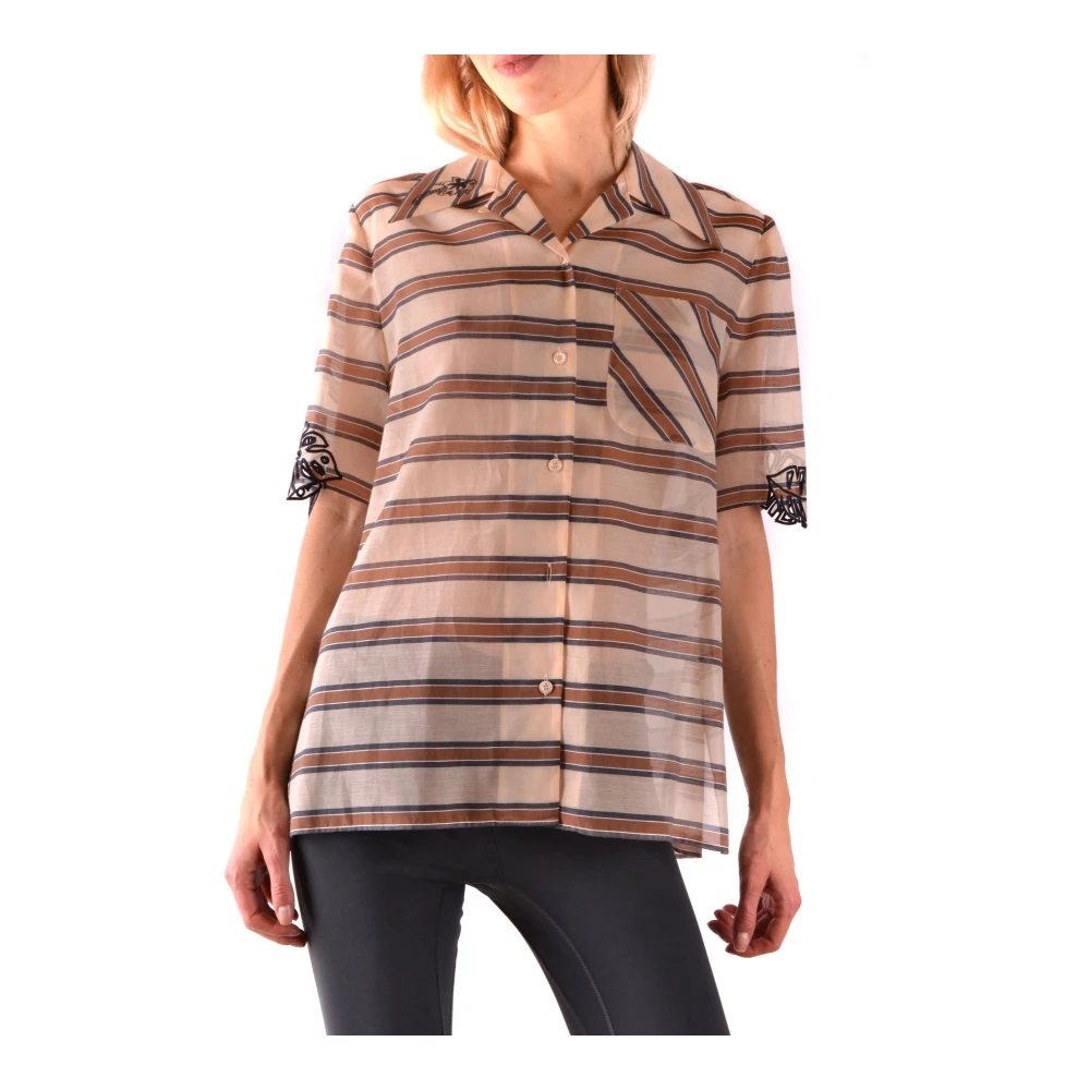 Fendi Damen Braun Blusen & Hemden, Xsgröße: