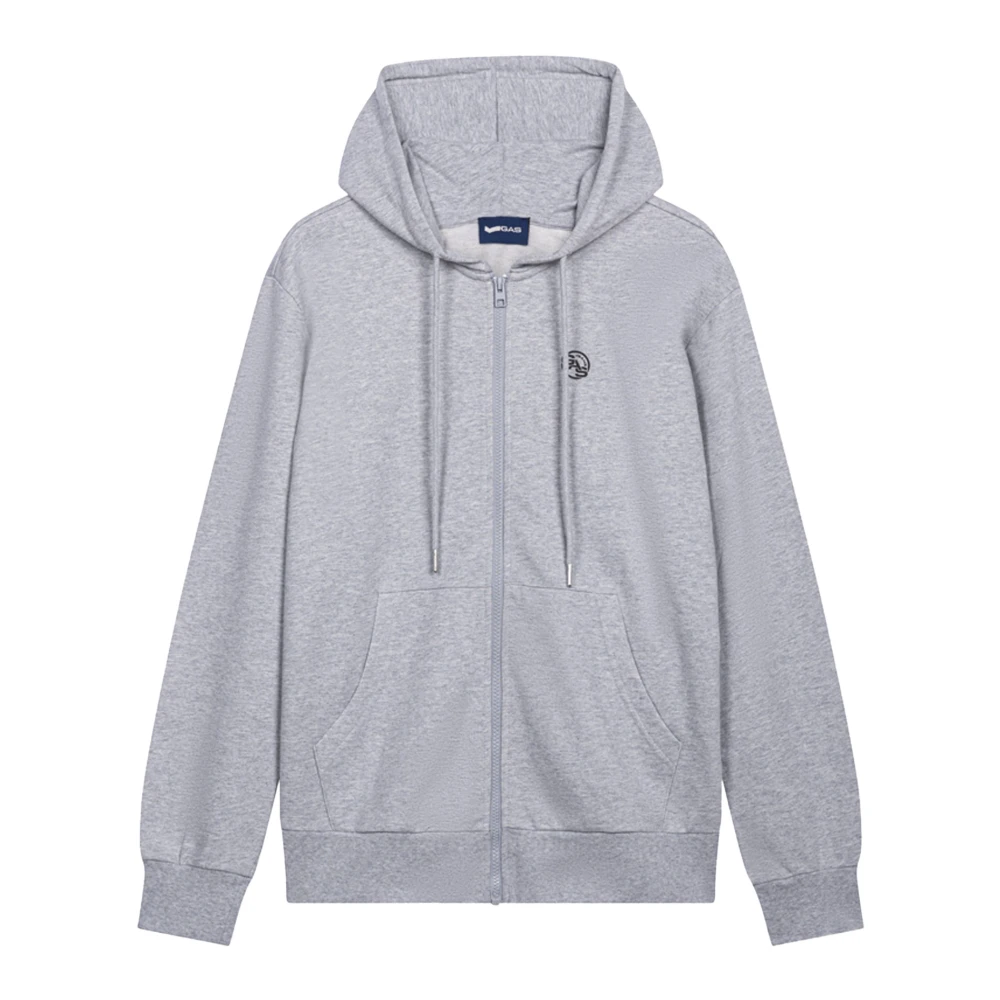 GAS Herr Sweatshirt Komfort Stil Modern Design Gray, Herr