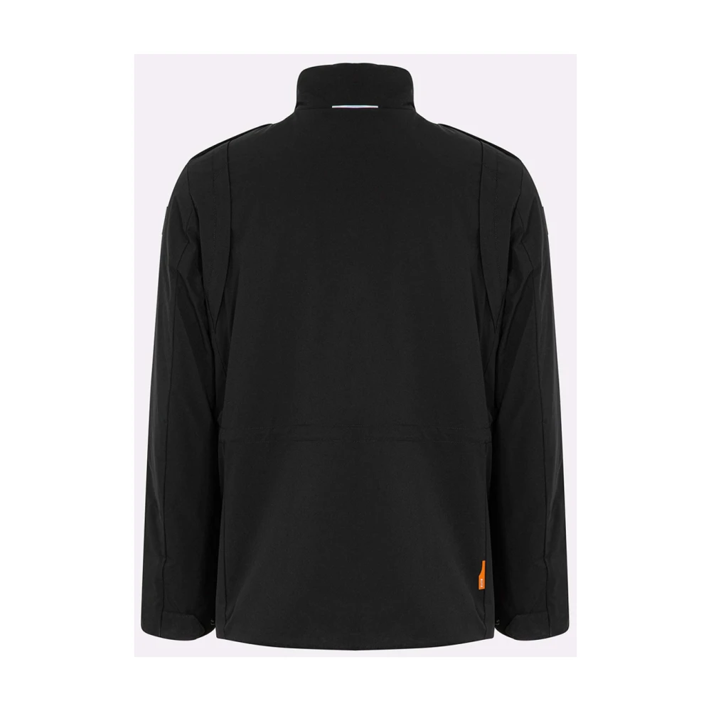 Suns Militaire Stijl Zwarte Bontjas Black Heren