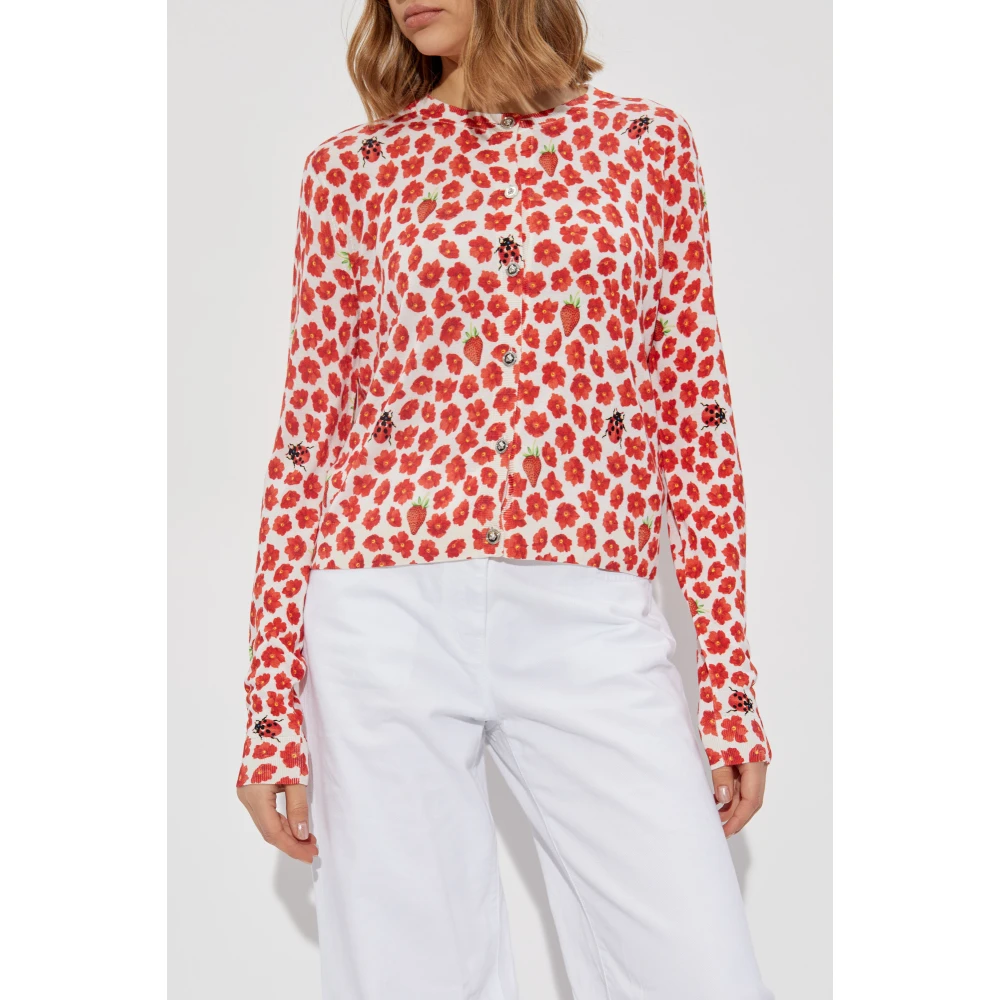 Versace Zijden vest Red Dames