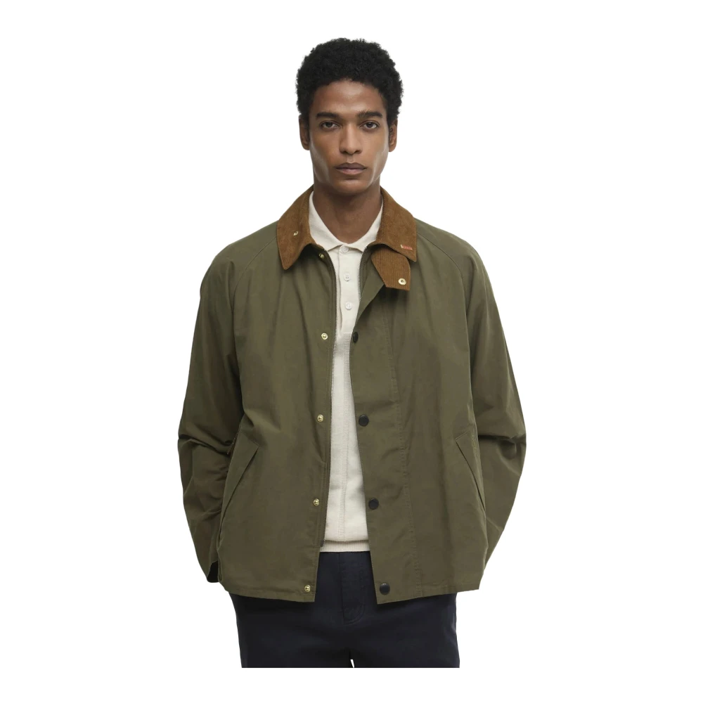 Barbour Men's Green Light Jackets, Xl, Icons Transport Casual Jacket