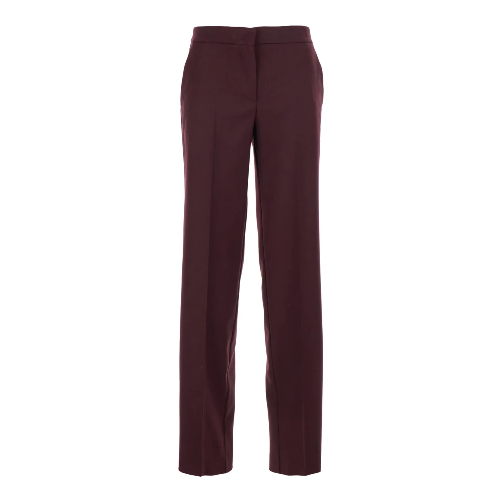 Twinset Mujer Morado Pantalones, Púrpura, Talla: L